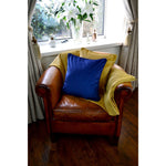 Cargar imagen en el visor de la galería, McAlister Textiles Matt Ochre Yellow Piped Velvet Cushion Cushions and Covers 
