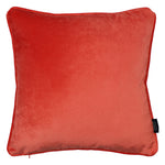 Cargar imagen en el visor de la galería, McAlister Textiles Matt Coral Pink Velvet 43cm x 43cm Piped Cushion Sets Cushions and Covers 
