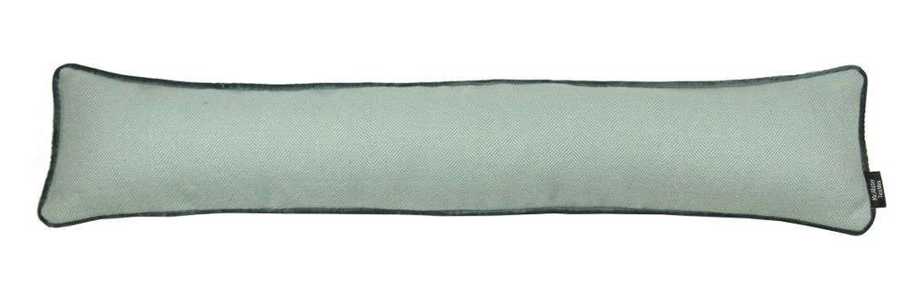 McAlister Textiles Herringbone Boutique Duck Egg Blue Draught Excluder Draught Excluders 