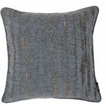 Cargar imagen en el visor de la galería, McAlister Textiles Textured Chenille Denim Blue Cushion Cushions and Covers Polyester Filler 49cm x 49cm 
