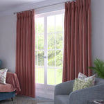 Cargar imagen en el visor de la galería, McAlister Textiles Matt Blush Pink Velvet Curtains Tailored Curtains 
