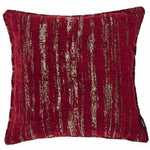Cargar imagen en el visor de la galería, McAlister Textiles Textured Chenille Wine Red Cushion Cushions and Covers Polyester Filler 49cm x 49cm 

