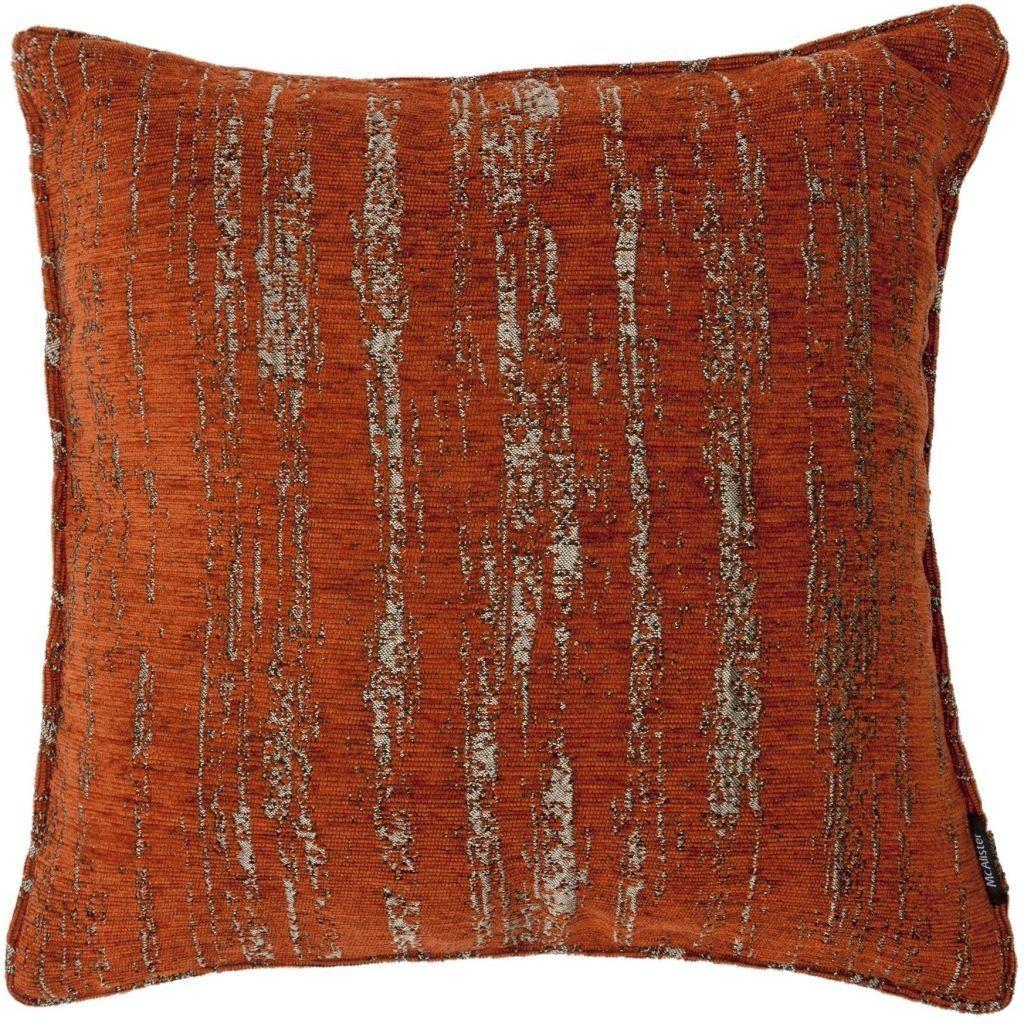 McAlister Textiles Textured Chenille Burnt Orange Cushion Cushions and Covers Cover Only 43cm x 43cm 