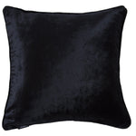 Cargar imagen en el visor de la galería, McAlister Textiles Black Crushed Velvet Cushions Cushions and Covers Cover Only 43cm x 43cm 
