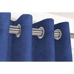 Cargar imagen en el visor de la galería, McAlister Textiles Matt Navy Blue Velvet Curtains Tailored Curtains 
