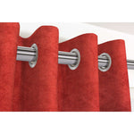 Cargar imagen en el visor de la galería, McAlister Textiles Matt Rust Red Orange Velvet Curtains Tailored Curtains 
