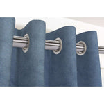 Cargar imagen en el visor de la galería, McAlister Textiles Matt Petrol Blue Velvet Curtains Tailored Curtains 

