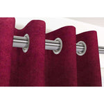 Cargar imagen en el visor de la galería, McAlister Textiles Matt Wine Red Velvet Curtains Tailored Curtains 
