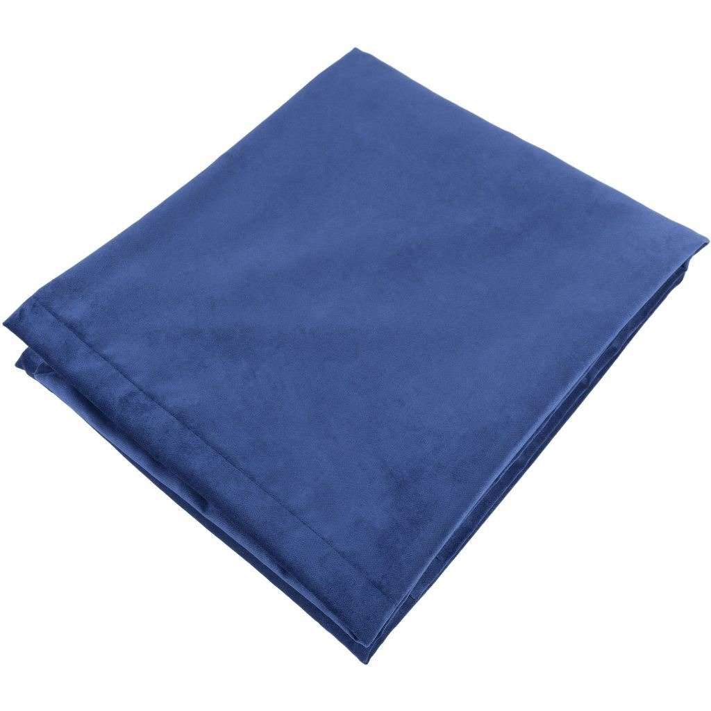 McAlister Textiles Matt Navy Blue Velvet Throw Blankets & Runners Throws and Runners Regular (130cm x 200cm) 