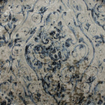 Cargar imagen en el visor de la galería, McAlister Textiles Renaissance Navy Blue Printed Velvet Fabric Fabrics 
