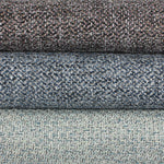 Cargar imagen en el visor de la galería, McAlister Textiles Harris Charcoal Grey and Blue Tweed Fabric Fabrics 
