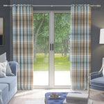 Cargar imagen en el visor de la galería, McAlister Textiles Angus Duck Egg Blue Tartan Curtains mws_apo_generated 
