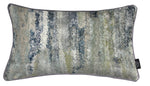 Cargar imagen en el visor de la galería, McAlister Textiles Aura Grey Natural Printed Velvet Pillow Pillow Cover Only 50cm x 30cm 
