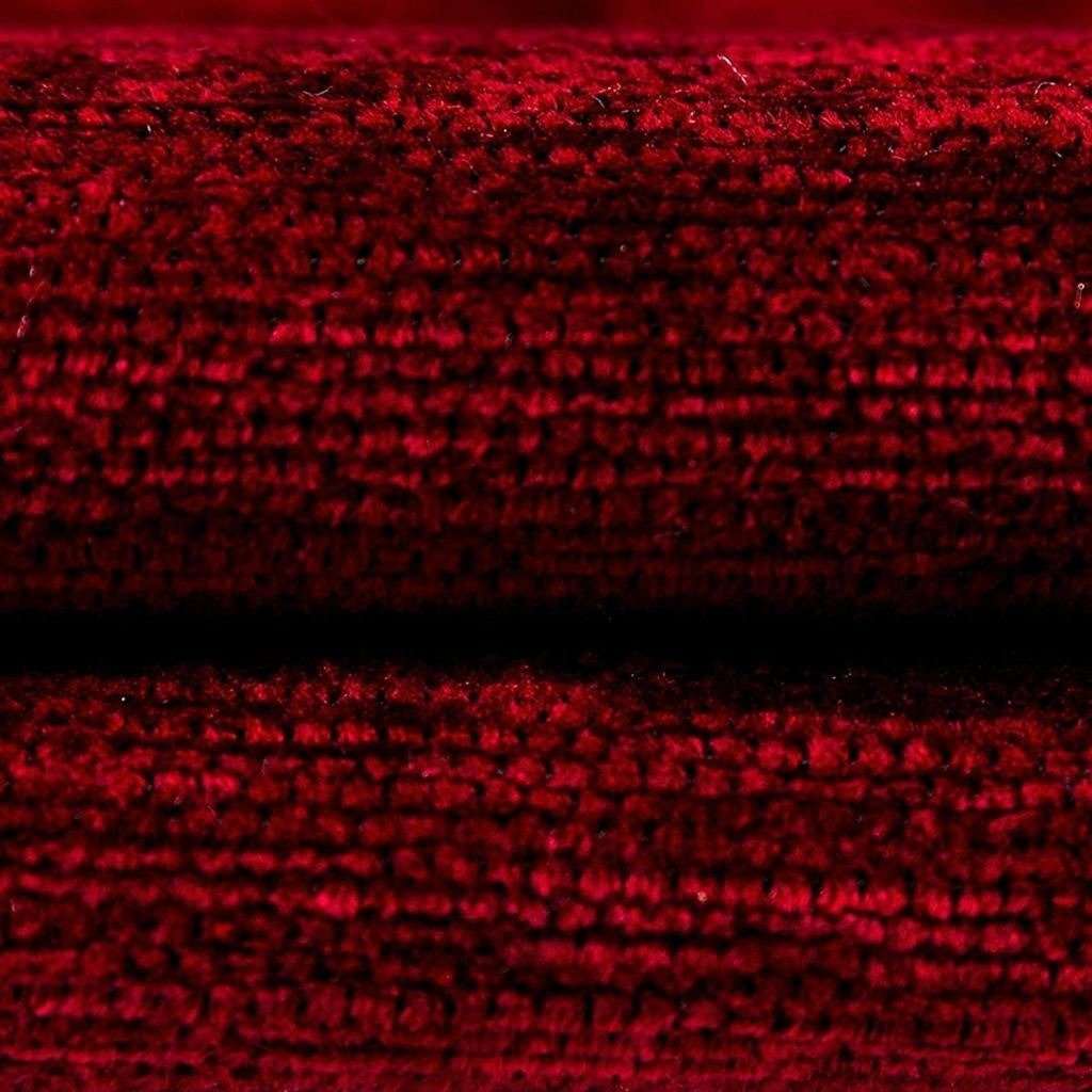 McAlister Textiles Plain Chenille Red Fabric Fabrics 