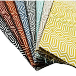 Cargar imagen en el visor de la galería, McAlister Textiles Colorado Geometric Blue Fabric Fabrics 
