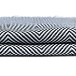 Cargar imagen en el visor de la galería, McAlister Textiles Herringbone Twill Black + White Fabric Fabrics 
