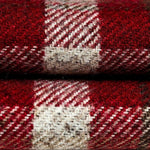 Cargar imagen en el visor de la galería, McAlister Textiles Heritage Tartan Red + White Curtain Fabric Fabrics 
