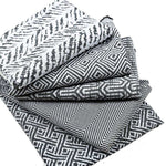 Cargar imagen en el visor de la galería, McAlister Textiles Costa Rica Black + White Fabric Fabrics 
