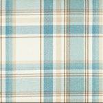 Cargar imagen en el visor de la galería, McAlister Textiles Heritage Tartan Duck Egg Blue Curtain Fabric Fabrics 1 Metre 
