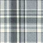 Cargar imagen en el visor de la galería, McAlister Textiles Heritage Tartan Charcoal Grey Curtain Fabric Fabrics 1 Metre 
