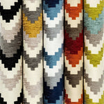 Cargar imagen en el visor de la galería, McAlister Textiles Navajo Navy Blue Striped Fabric Fabrics 
