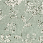 Cargar imagen en el visor de la galería, McAlister Textiles Eden Duck Egg Blue Floral Printed Fabric Fabrics 1 Metre 
