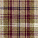 Cargar imagen en el visor de la galería, McAlister Textiles Angus Purple + Green Tartan Check Curtain Fabric Fabrics 
