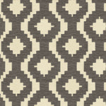 Cargar imagen en el visor de la galería, McAlister Textiles Arizona Geometric Charcoal Grey Fabric Fabrics 1 Metre 
