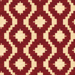 Cargar imagen en el visor de la galería, McAlister Textiles Arizona Geometric Red Fabric Fabrics 1 Metre 
