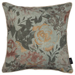 Cargar imagen en el visor de la galería, McAlister Textiles Blooma Green, Pink and Ochre Floral Cushion Cushions and Covers Cover Only 43cm x 43cm 
