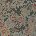 Cargar imagen en el visor de la galería, McAlister Textiles Blooma Green, Pink and Ochre Fabric Fabrics 1 Metre 
