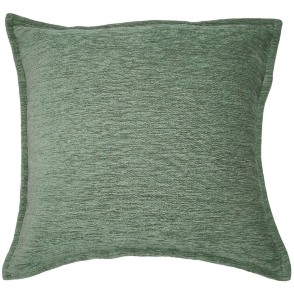 McAlister Textiles Plain Chenille Duck Egg Blue Cushion Cushions and Covers Cover Only 43cm x 43cm 