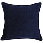 Cargar imagen en el visor de la galería, McAlister Textiles Plain Chenille Navy Blue Cushion Cushions and Covers Polyester Filler 43cm x 43cm 
