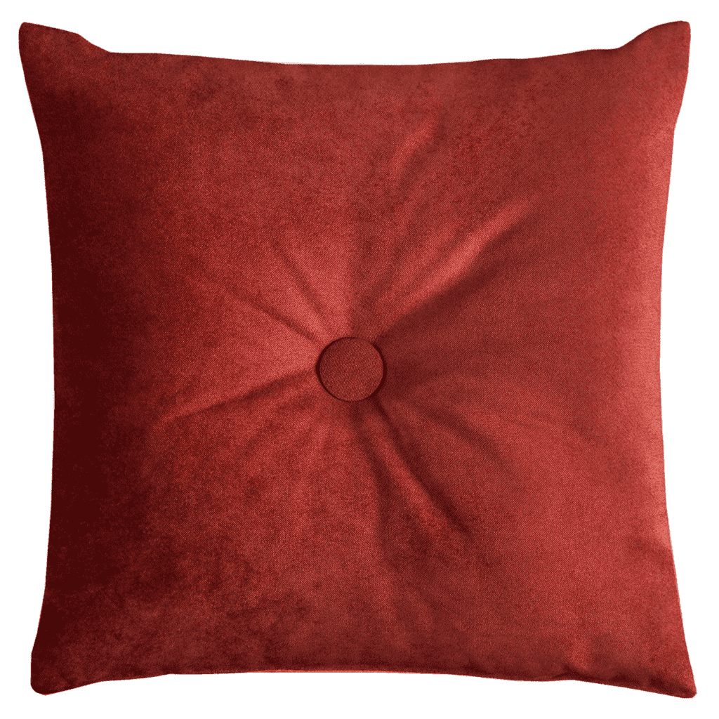 Rust Red Plush Velvet Cushion McAlister Textiles McAlister