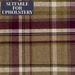 Cargar imagen en el visor de la galería, McAlister Textiles Heritage Tartan Purple + Green Curtain Fabric Fabrics 1/2 Metre 
