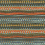 Cargar imagen en el visor de la galería, McAlister Textiles Curitiba Aztec Orange + Teal Fabric Fabrics 1 Metre 
