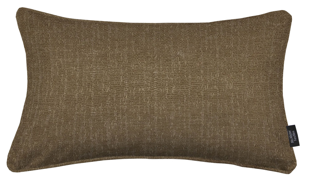 McAlister Textiles Eternity Mocha Chenille Pillow Pillow Cover Only 50cm x 30cm 