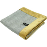 Cargar imagen en el visor de la galería, McAlister Textiles Herringbone Boutique Grey + Yellow Throw Blankets &amp; Runners Throws and Runners Regular (130cm x 200cm) 
