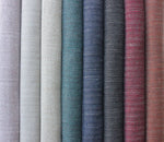 Cargar imagen en el visor de la galería, McAlister Textiles Hamleton Rustic Linen Blend Navy Blue Plain Fabric Fabrics 
