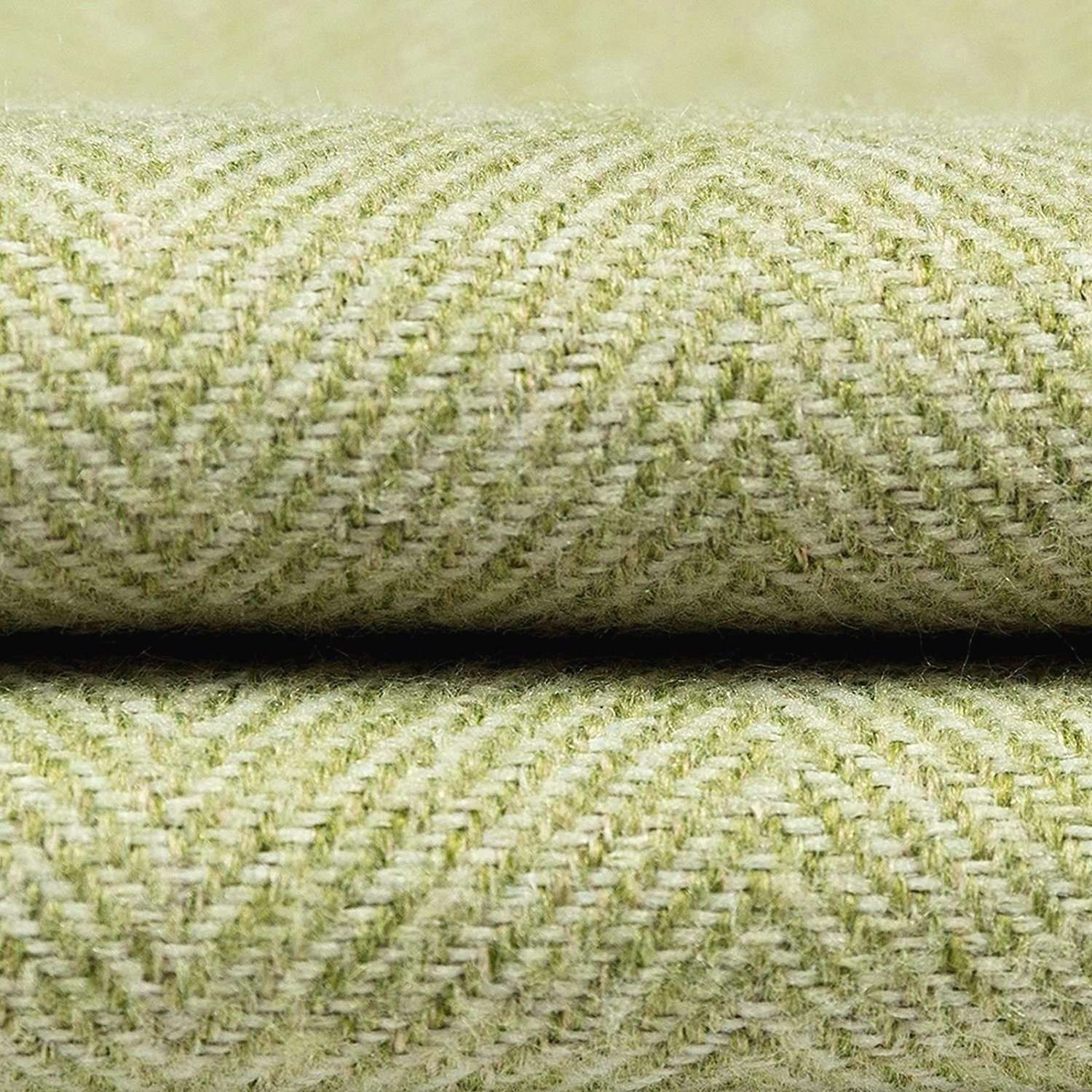 McAlister Textiles Herringbone Sage Green Fabric Fabrics 