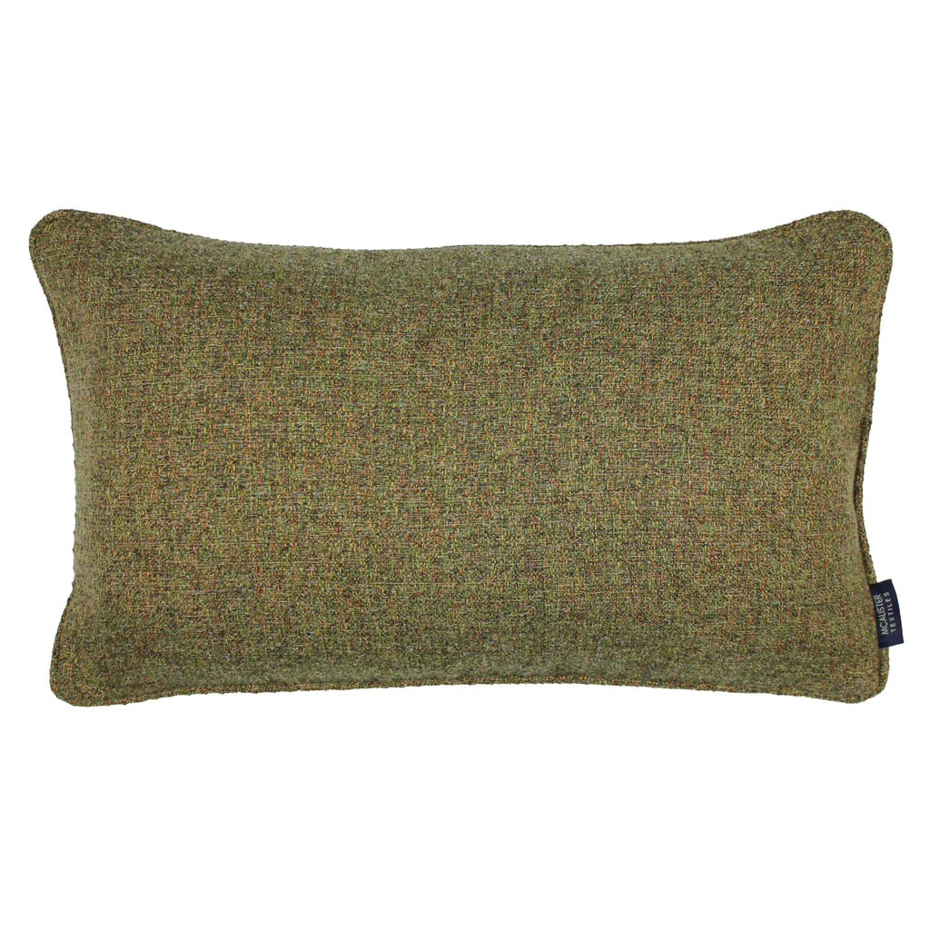 McAlister Textiles Highlands Forest Green Textured Plain Pillow Pillow Cover Only 50cm x 30cm 