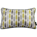 Cargar imagen en el visor de la galería, McAlister Textiles Lotta Ochre Yellow + Grey Pillow Pillow Cover Only 50cm x 30cm 

