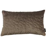 Cargar imagen en el visor de la galería, McAlister Textiles Pebble Quilted Mocha Brown Velvet Pillow Pillow Cover Only 50cm x 30cm 
