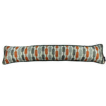Cargar imagen en el visor de la galería, McAlister Textiles Lotta Burnt Orange + Grey Draught Excluder Draught Excluders 18 x 80cm 

