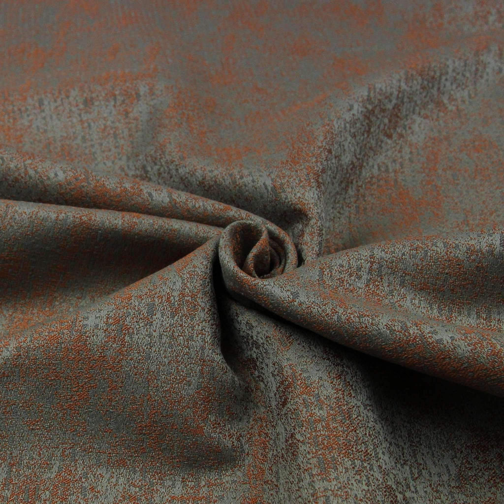 McAlister Textiles Roden Fire Retardant Burnt Orange Fabric Fabrics 