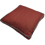 Cargar imagen en el visor de la galería, McAlister Textiles Deluxe Herringbone Red Box Cushion 43cm x 43cm x 3cm Box Cushions 
