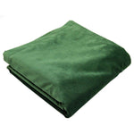 Cargar imagen en el visor de la galería, McAlister Textiles Matt Moss Green Velvet Throw Blankets &amp; Runners Throws and Runners Regular (130cm x 200cm) 
