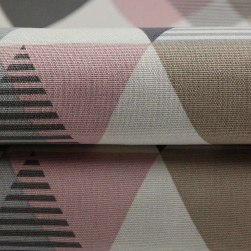 McAlister Textiles Vita Cotton Print Blush Pink Fabric Fabrics 