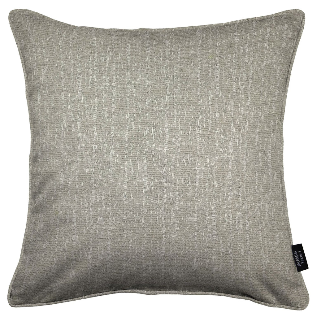 McAlister Textiles Eternity Dove Grey Chenille Cushions Cushions and Covers Cover Only 43cm x 43cm 