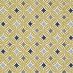 Cargar imagen en el visor de la galería, McAlister Textiles Laila Ochre Yellow and Grey FR Fabric Fabrics 1/2 Metre 
